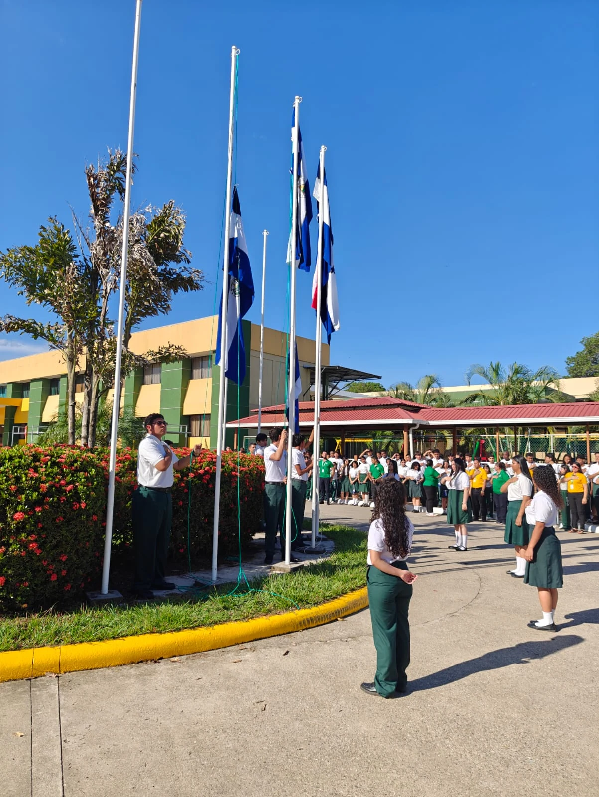 Opening of Independence Month at Brassavola Bilingual School