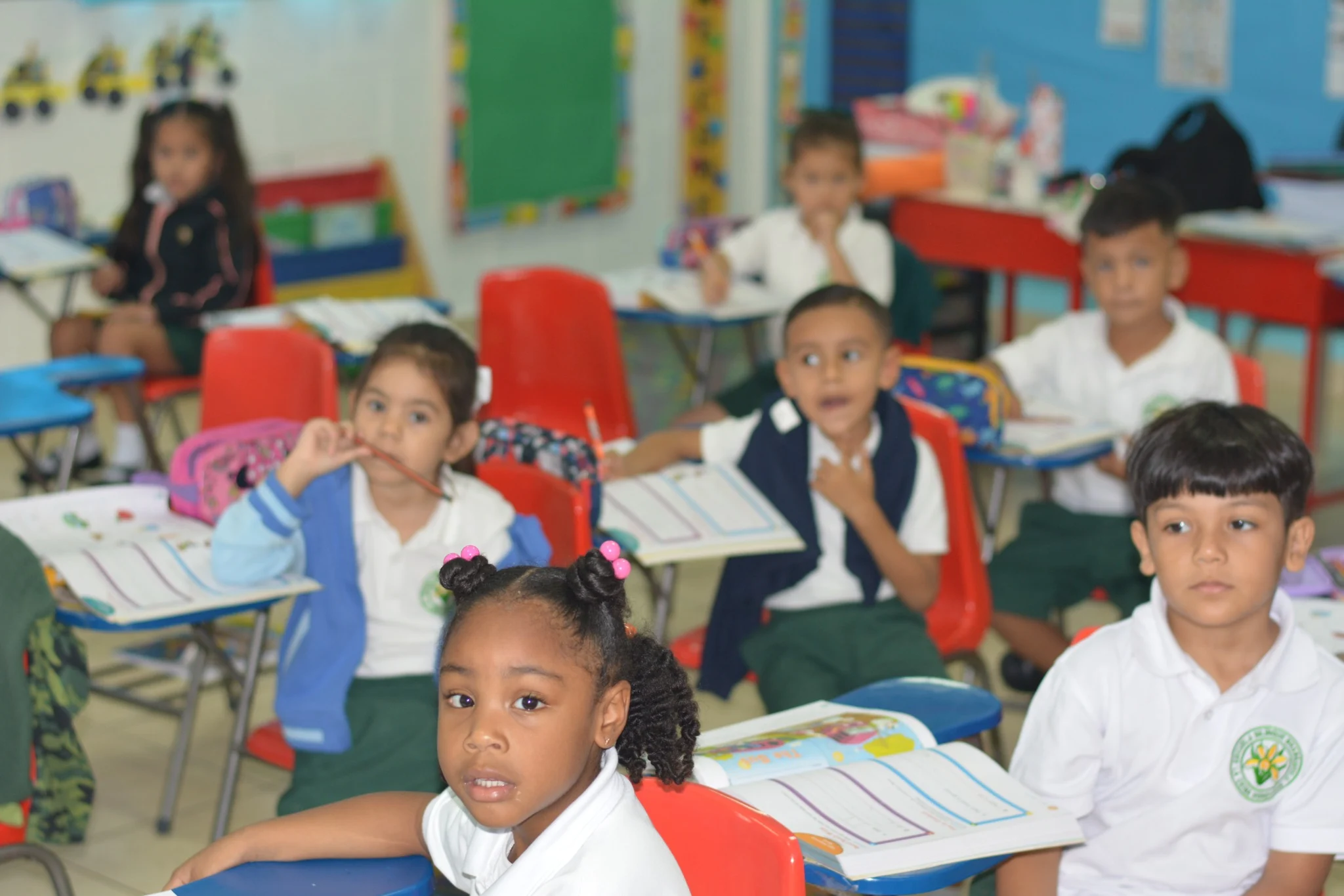 Brassavola students participating in a classroom activity